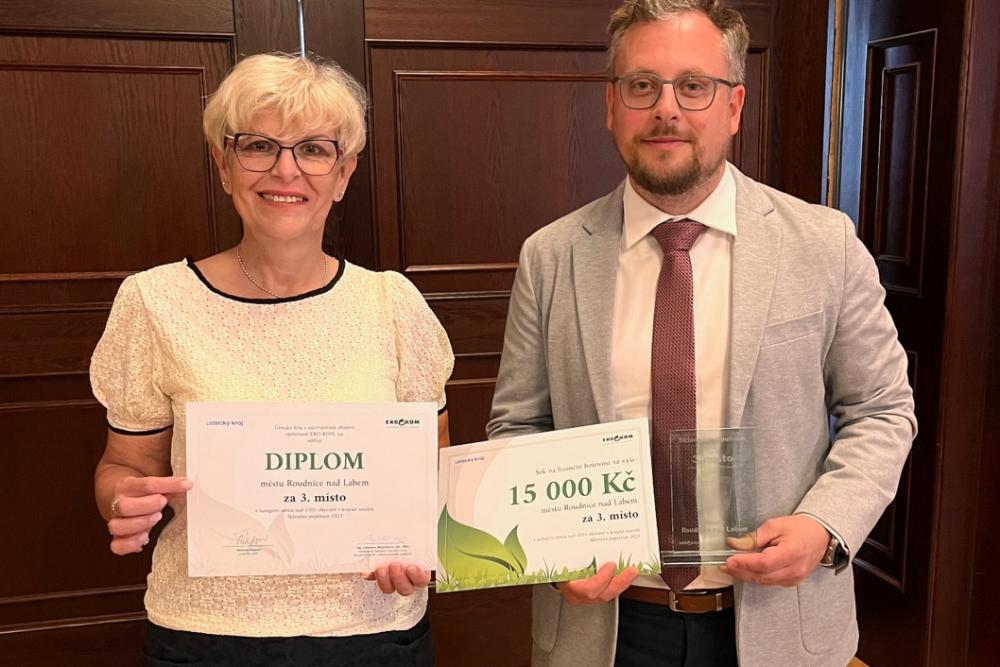 Roudnice se umístila mezi nejlepšími ve třídění odpadu